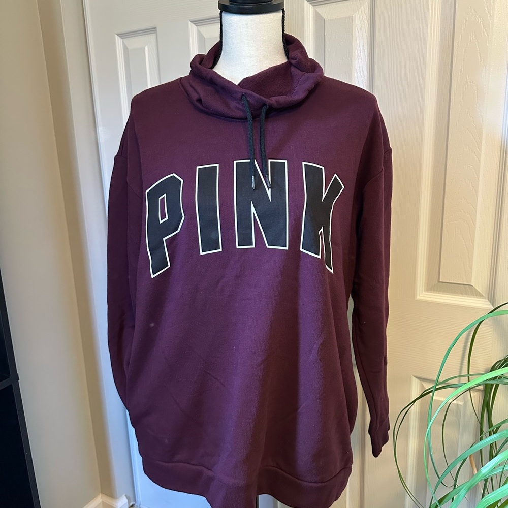 Victoria's Secret Maroon Cowl Neck Sweater